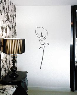 lilly wall sticker by nutmeg