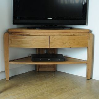 contemporary oak media unit, corner or straight by lindsay interiors