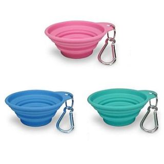 collapsible travel dog bowls by hugo & hennie