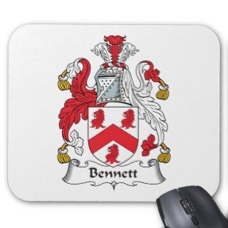 Bennett Family Crest Mouse Pads