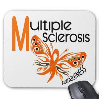 MS Multiple Sclerosis BUTTERFLY 3.1 Mouse Mat
