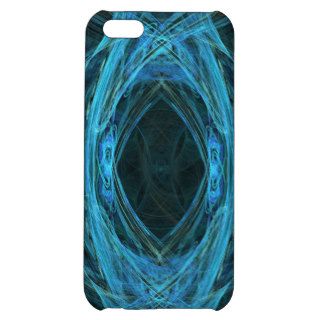Spiral swirl abstract fractal design iPhone 5C cases