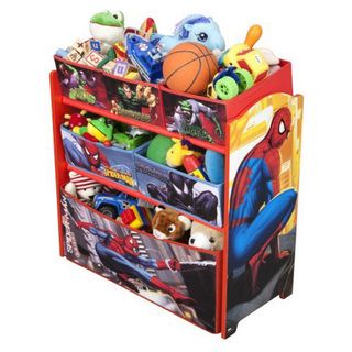Delta Spiderman Multi Bin Toy Organizer Delta Kids' Storage