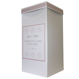 personalised aurora wedding post box by dreams to reality design ltd