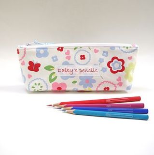 personalised pencil case by jackie at heavenlyhearts