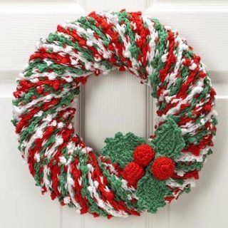 Herrschners Christmas Welcome Crochet Wreath Crochet Yarn Kit