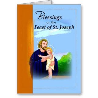 3820 Blessings St. Joseph Feast Blue Cards
