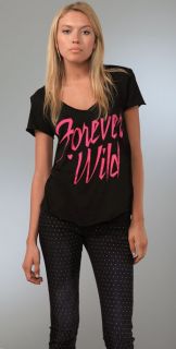 Wildfox Forever Wild V Neck Tee