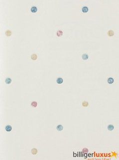Contour Graham And Brown Luxury Vinyl Dot Spot Wallpaper 10M Roll Antibacterial Cream Dotty Pastels    