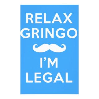 Relax Gringo Stationery Design
