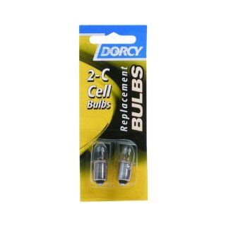 DORCY INTERNATIONAL 41 1004 PR 4 Flashlight Bulb, 2 Pack   Basic Handheld Flashlights  