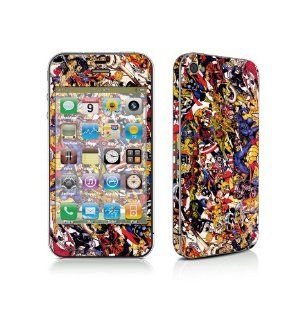 Marvel Comic Character Full Body Vinyl Skin Sticker Wrap Decal Protector for Iphone 4 Cell Phones & Accessories