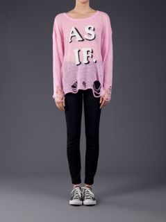 Wildfox As If Wool Blend Sweater