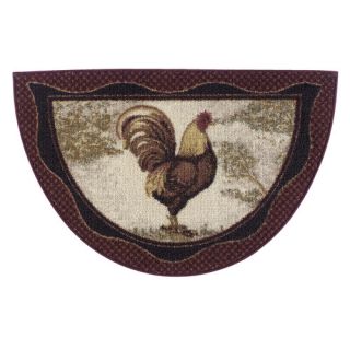 Tall Rooster Kitchen Rug