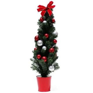 Potted Artificial Tree with Ornaments (48 inch) Seasonal Decor
