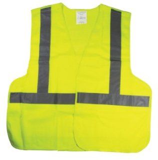 VAS Neon Mesh Saftey Vest with Reflective Strip   Running, Walking & Working  Sports Reflective Gear  Sports & Outdoors