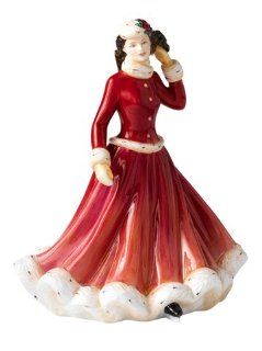 Royal Doulton Pretty Ladies Figurine Winter Fun   Collectible Figurines
