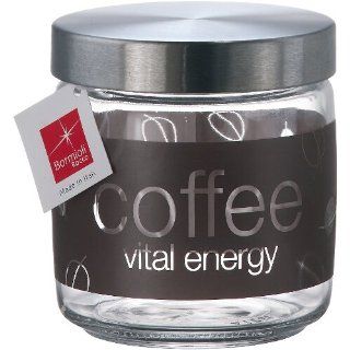 Bormioli Rocco Giara Natural Coffee Jar with Lid, 25 1/2 Ounce Kitchen & Dining