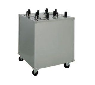 Delfield CAB4 650ET 208 6.5 in Enclosed Heated Dish Dispenser w/ 4 Self Elevating Tubes, 208 230 V, Each Kitchen & Dining