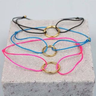 gold bracelets juno, assorted colours by bohemia