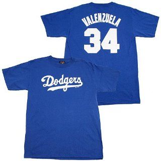 Fernando Valenzuela Dodgers MLB Prostyle Player T Shirt  Sports Related Merchandise  Sports & Outdoors