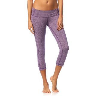 Balini Women's Stardust Purple Yoga Capri Pants Pants