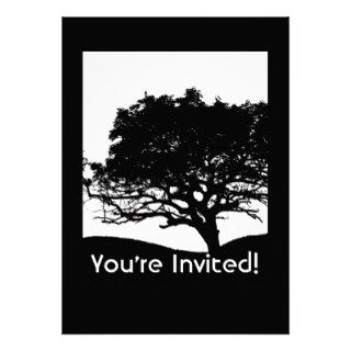 Tree Silhouette   Family Reunion Invite