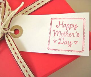 'happy mother's day' gift tag by chapel cards