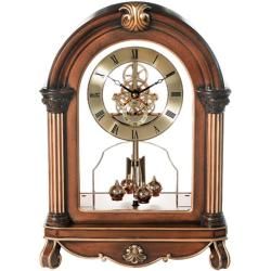 Seth Thomas 'Heather' Antique Cherry Wood Quartz Mantel Clock Seth Thomas Clocks