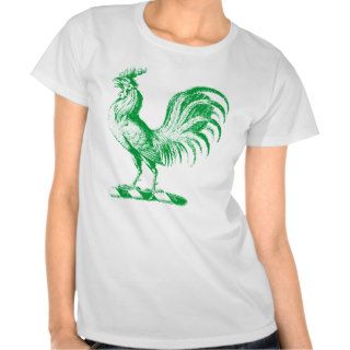Royal Rooster Teal Tshirts