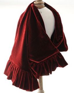 silk velvet scarf by victoria jill