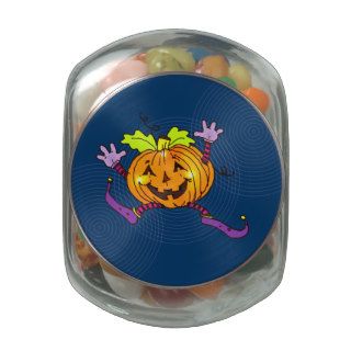 Happy Pumpkin Halloween Jelly Belly Candy Jars