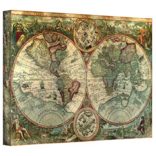 Art Wall Antique Maps Treasure Map Graphic Art Canvas