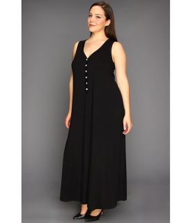 Karen Kane Plus Plus Size Button Up Maxi Dress