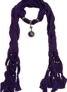 Vikings Purple Pendant Scarf Jewelry