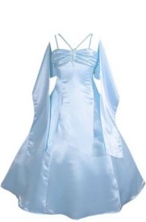 AMJ Dresses Inc Girls Sky Blue Flower Girl Formal Dress Sizes 4 to 16 Clothing