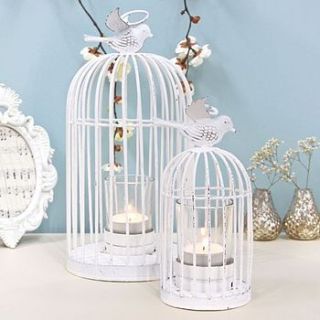 vintage style birdcage lantern by lisa angel homeware and gifts