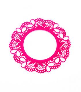 perspex flat lace bangle by rachel mck