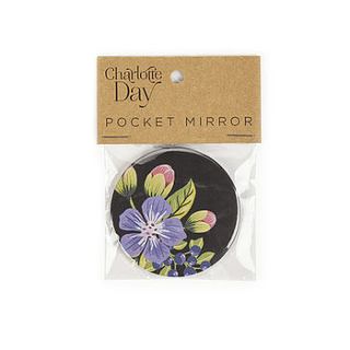 blooms pocket mirror by charlotte day