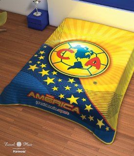 CLUB AMERICA FULL SIZE TEAM BLANKET OFFICIALLY LICENSED  Sports Fan Throw Blankets  Sports & Outdoors