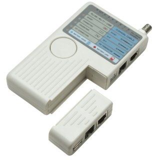 MANHATTAN 4 In 1 Cable Tester RJ 11, RJ 45, USB and BNC (351911) Computers & Accessories
