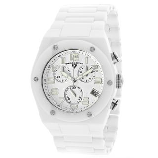 Swiss Legend Men's 'Throttle' White Ceramic Watch Swiss Legend Men's Swiss Legend Watches