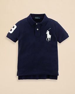 Ralph Lauren Childrenswear Boys' Mesh Big Pony Polo   Sizes 2 7's