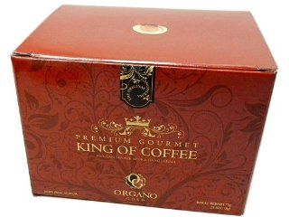 1 Box of Organo Gold Ganoderma Gourmet   Gourmet King Coffee (15 sachets) with 5 x complimentary Bioexcel Anti Radiation Stickers  Instant Coffee  Grocery & Gourmet Food