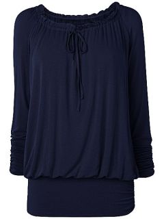 Phase Eight Gabrielle gypsy top Navy