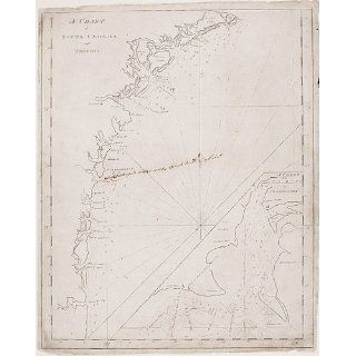 Art A Chart of South Carolina and Georgia  Engraving  John Norman and William Norman