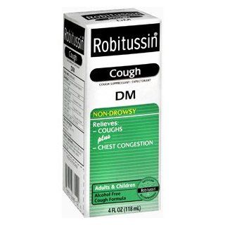 Special pack of 5 ROBITUSSIN DM 4 oz Health & Personal Care