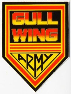 Gullwing Trucks Gullwing Army Old School / NOS Skateboard Sticker Rare  Skateboarding Equipment  Sports & Outdoors