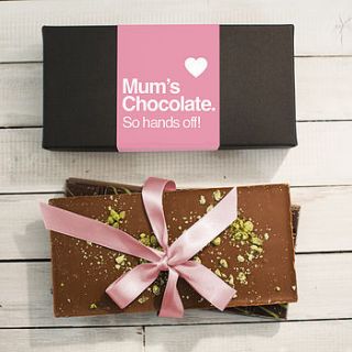 mother's day chocolate bar gift pack by quirky gift library