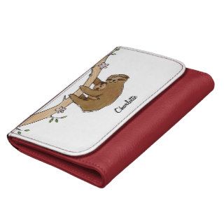 Sloth Mother and Baby Women's Wallets